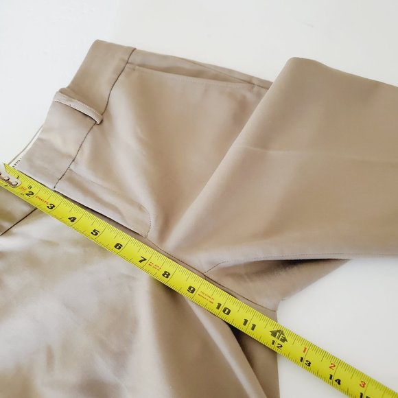 BANANA REPUBLIC Beige Martin Fit Wide Leg Pants - Picture 9 of 10